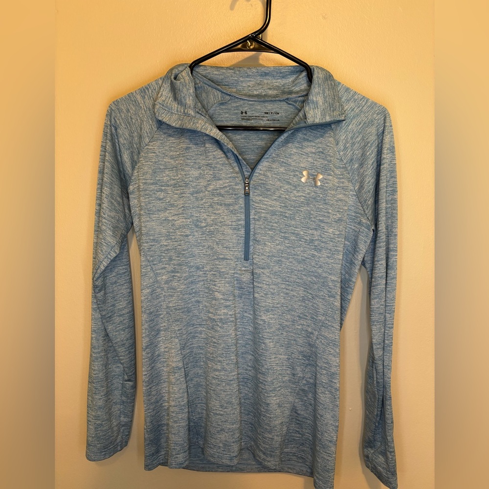 Blue Under Armour quarter-zip